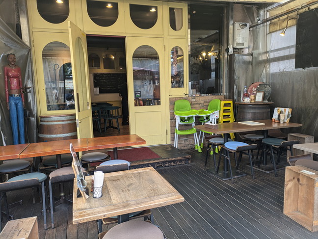 ペット可のテラス席 ペット可のテラス席